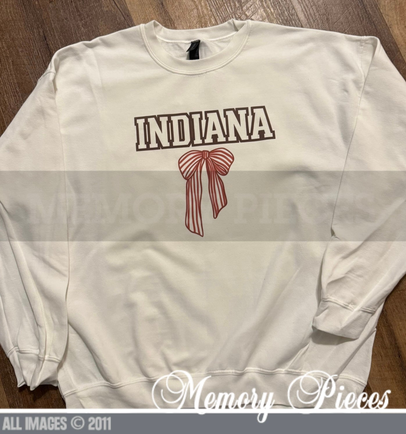 Indiana with Cute Bow Crewneck