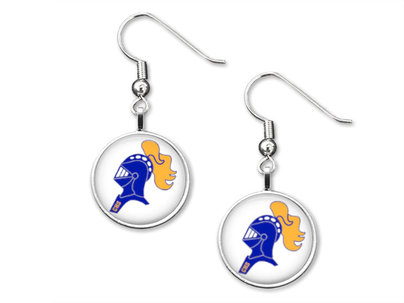 Castle High School - Indiana 12mm Dangle Earrings