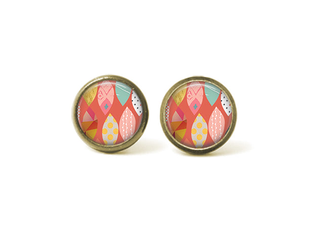 Boho 12mm Post Earrings