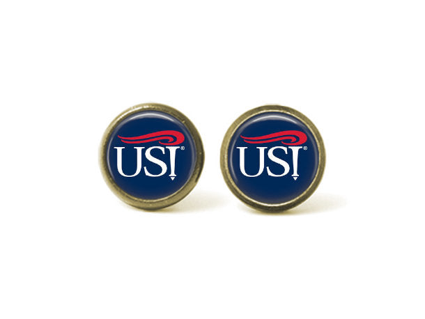 University of Southern Indiana - USI 12mm Post Earrings