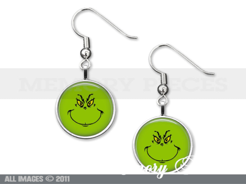The Grinch 12mm Dangle Earrings