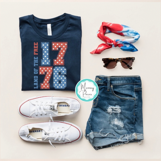 Land of the Free 1776 T-Shirt