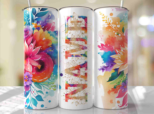 20 ounce Insulated Skinny Tumbler -  Mother's Day Tumblers - Bright Colors