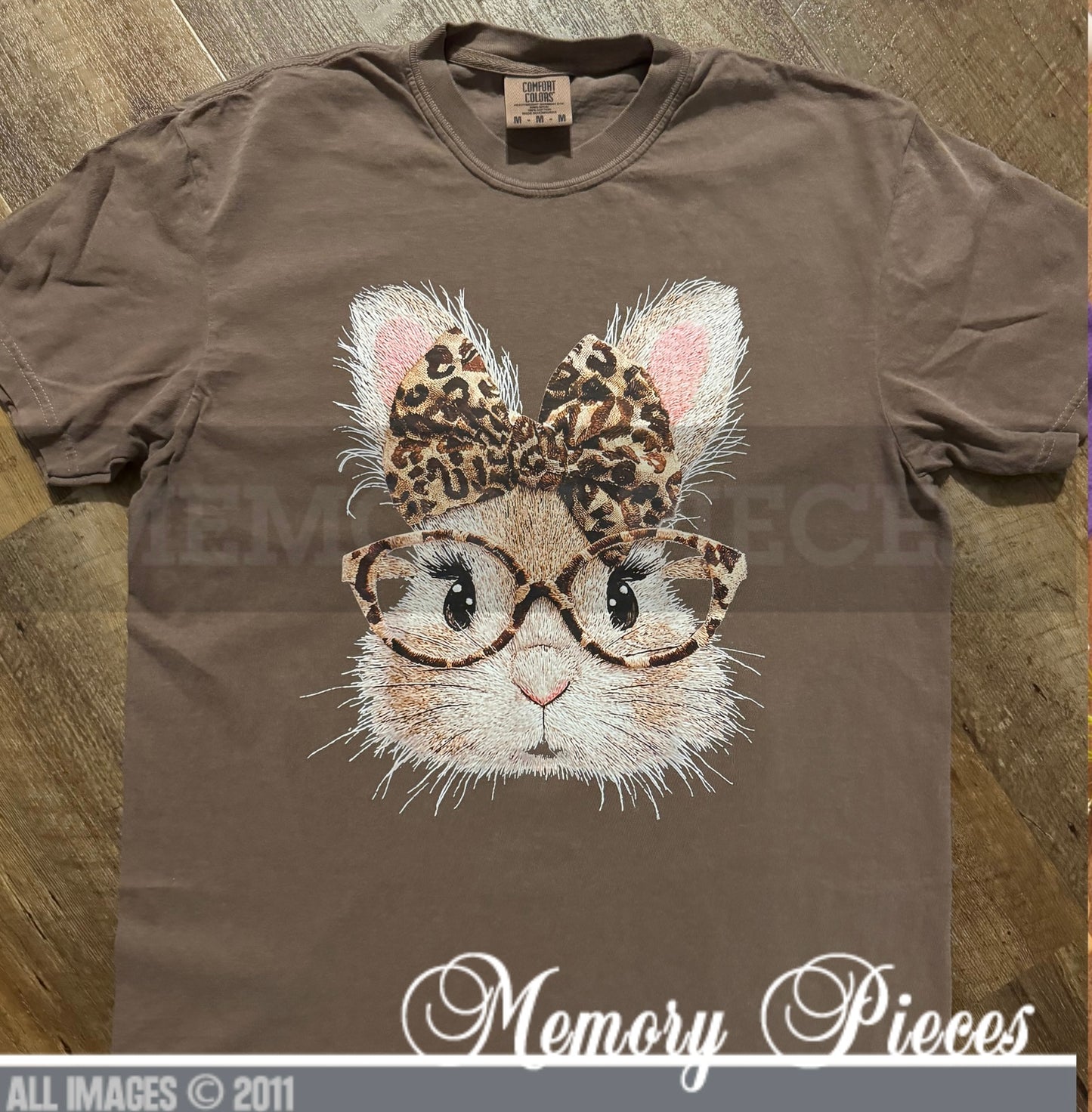 Funny Bunny Face with Glasses