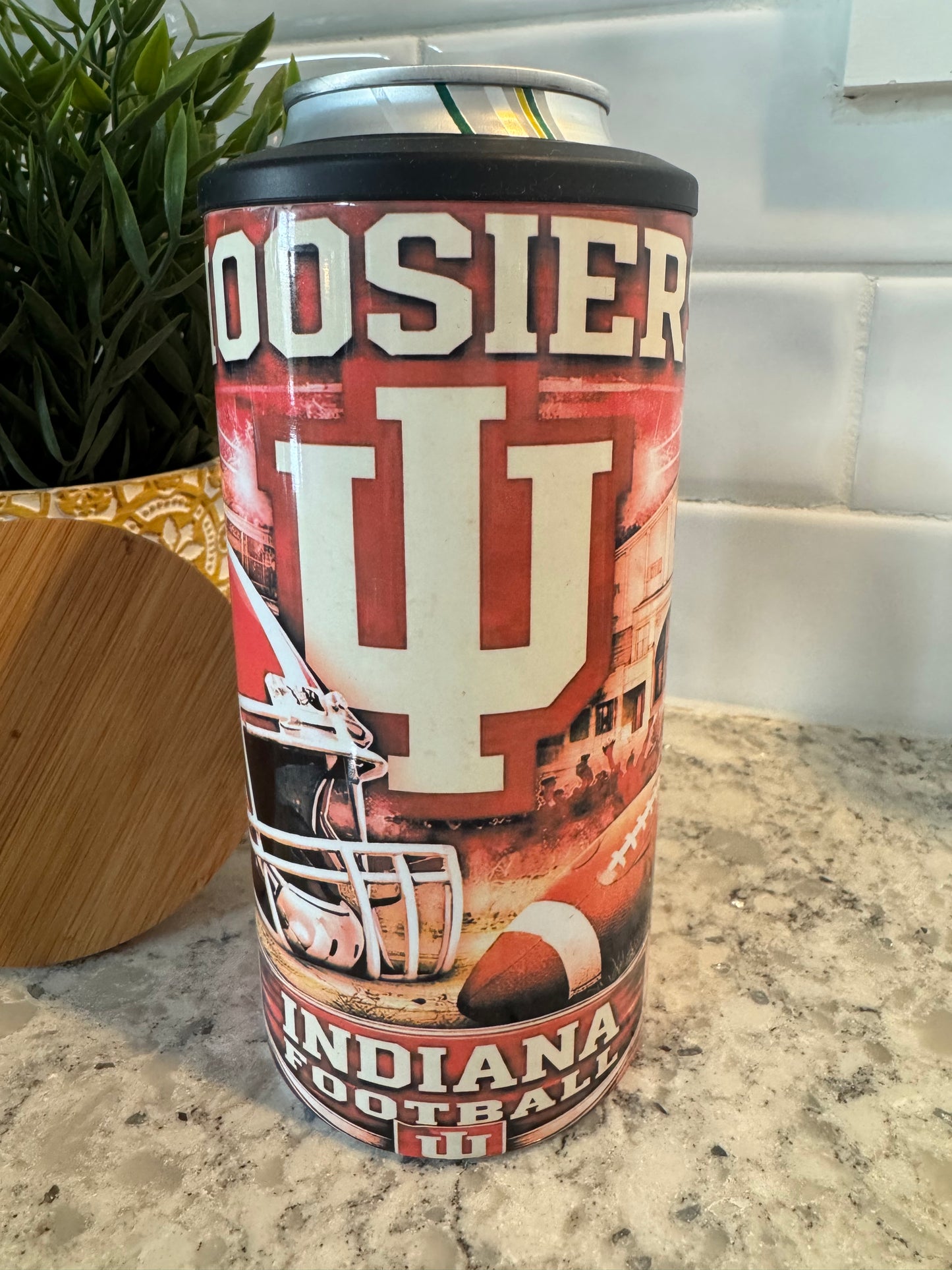 4 in 1 Can Cooler - IU Football