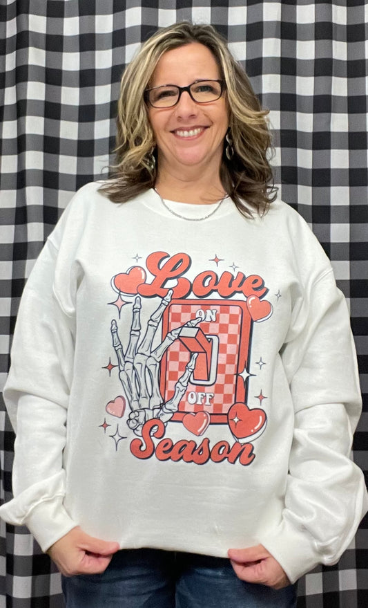 ‘Love Season is On’ Sweatshirt
