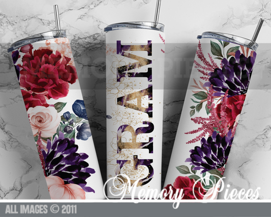 20 ounce Insulated Skinny Tumbler -  Gram Tumbler