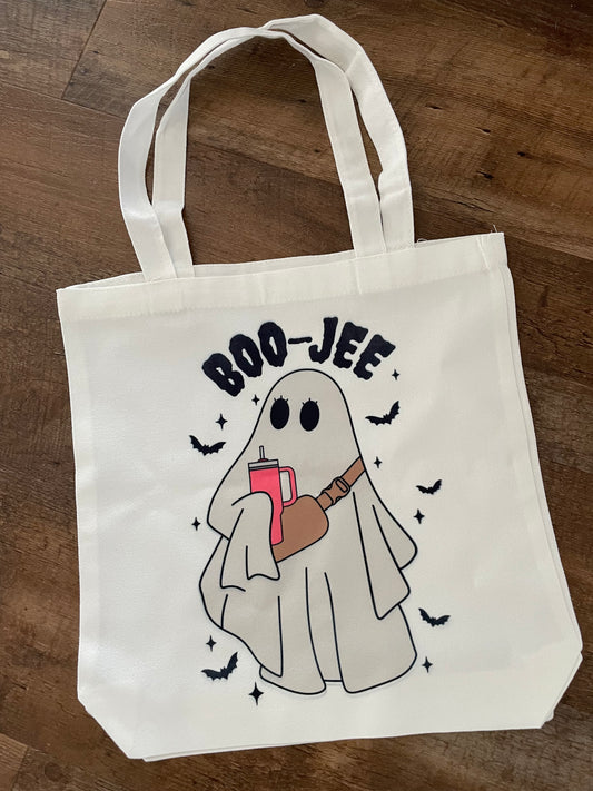 ‘Boo-Jee’ Halloween Ghost Tote