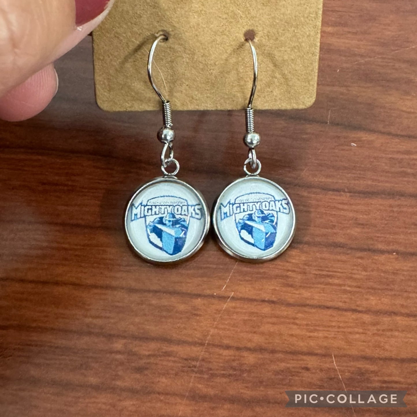 Mighty Oaks - 12mm Dangle Earrings