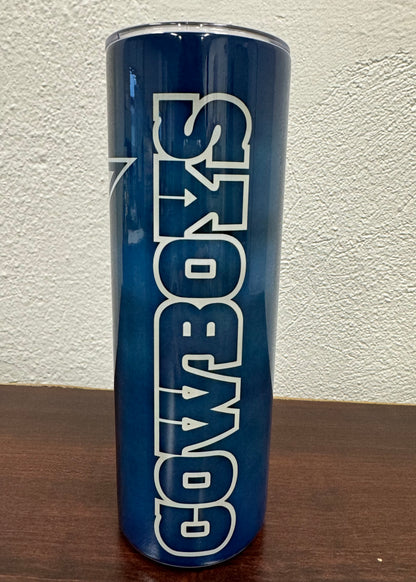20 ounce Insulated Skinny Tumbler - Cowboys Football