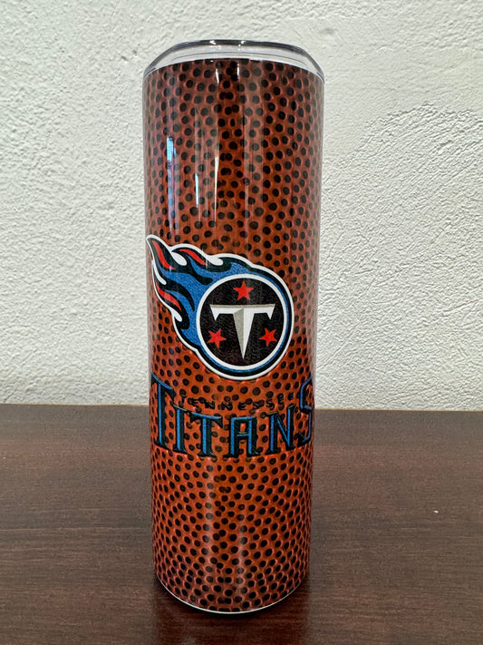 20 ounce Insulated Skinny Tumbler - Titans Football