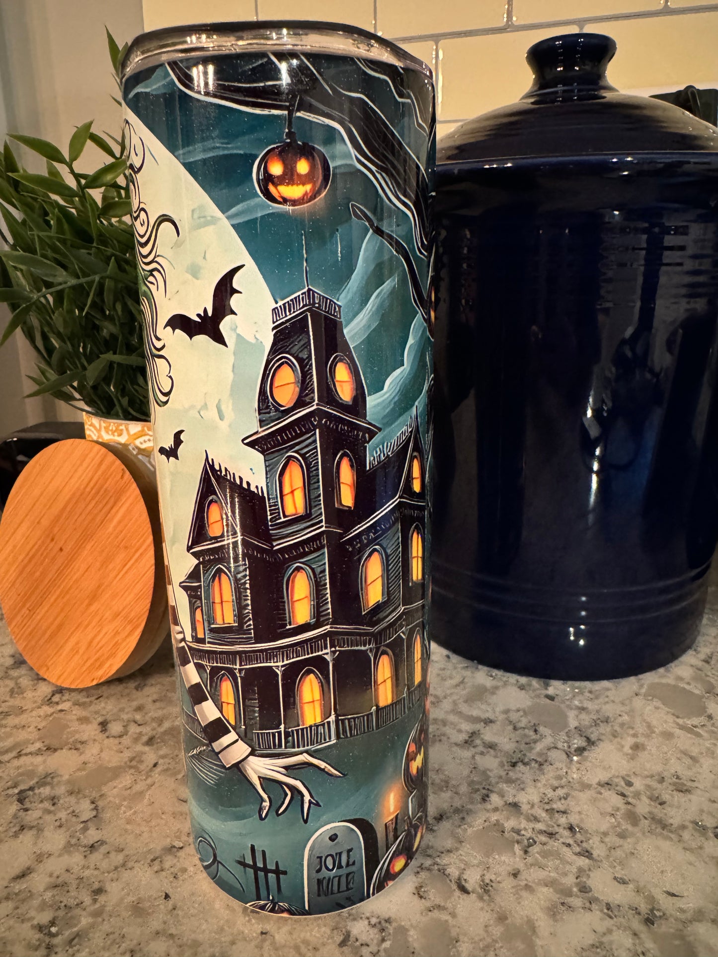 20 ounce Insulated Skinny Tumbler - Beetlejuice