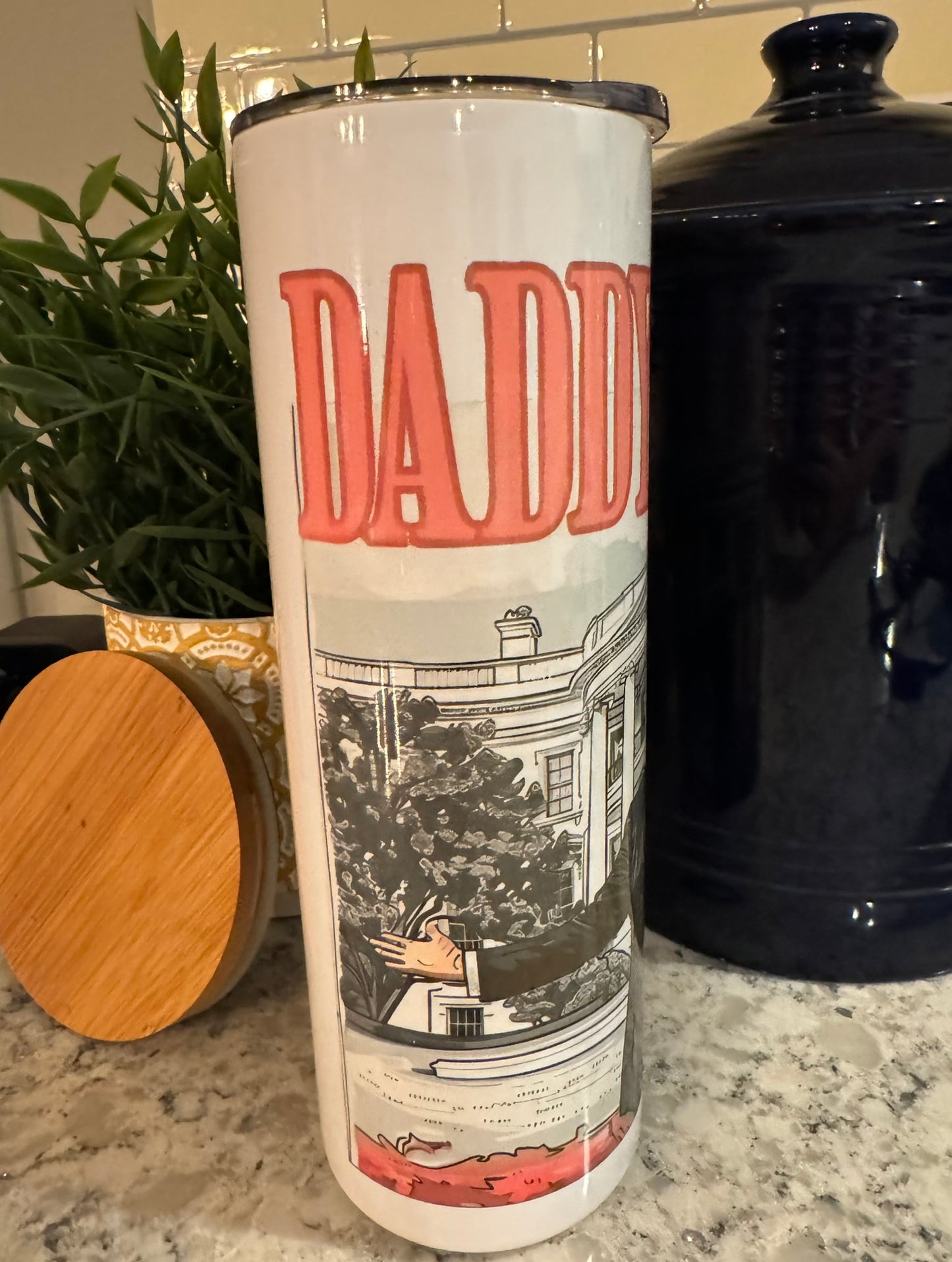 20 ounce Insulated Skinny Tumbler - ‘Daddy's Home'