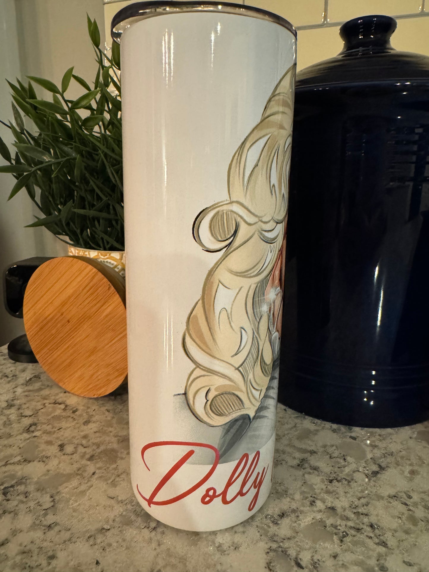 20 ounce Insulated Skinny Tumbler - Dolly for President