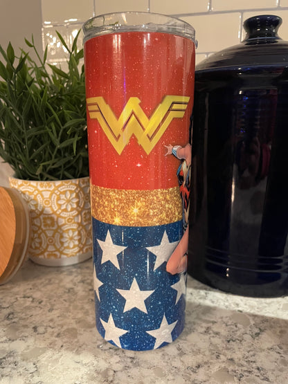 20 ounce Insulated Skinny Tumbler - Wonder Woman