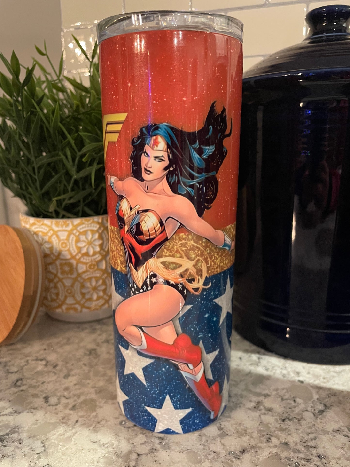 20 ounce Insulated Skinny Tumbler - Wonder Woman