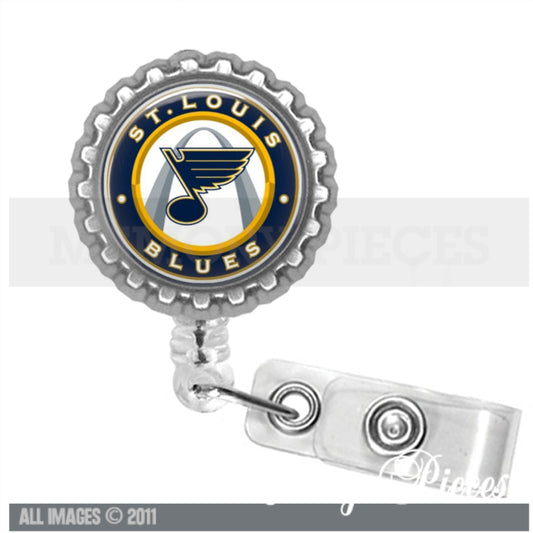 St. Louis Blues - Retractable Badge Holder / Reel