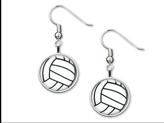 Volleyball - 12mm Dangle Earrings