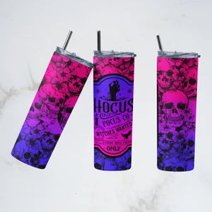 20 ounce Insulated Skinny Tumbler -  Hocus Pocus