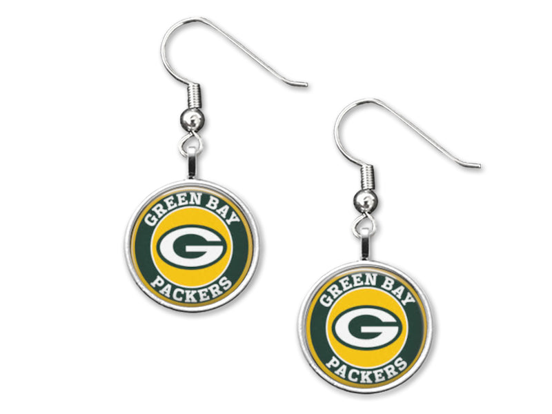 Green Bay Packers 12mm Dangle Earrings