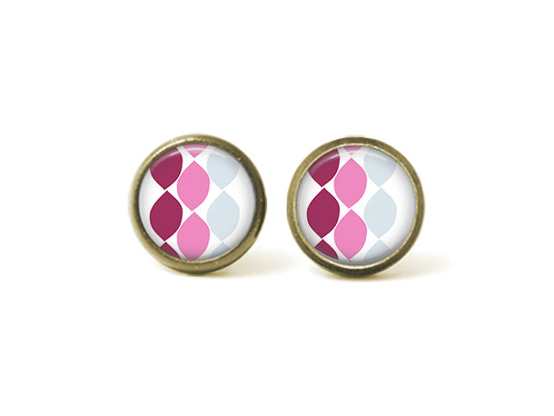 Boho Tear 12mm Post Earrings