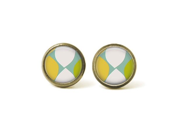 Boho Tear 12mm Post Earrings