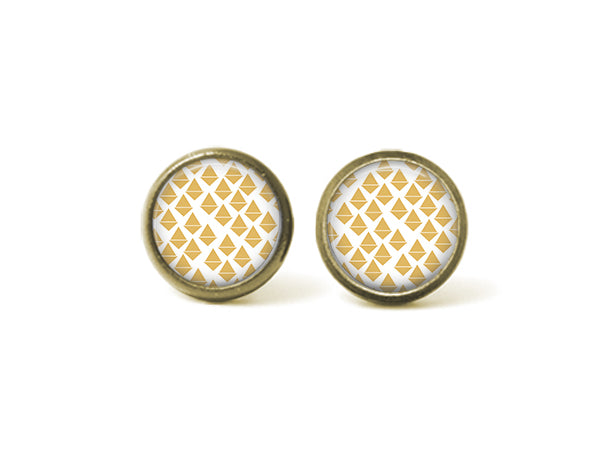 Boho Tear 12mm Post Earrings