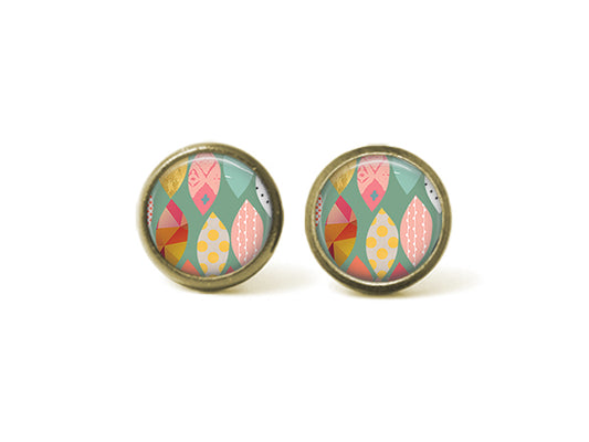 Boho 12mm Post Earrings