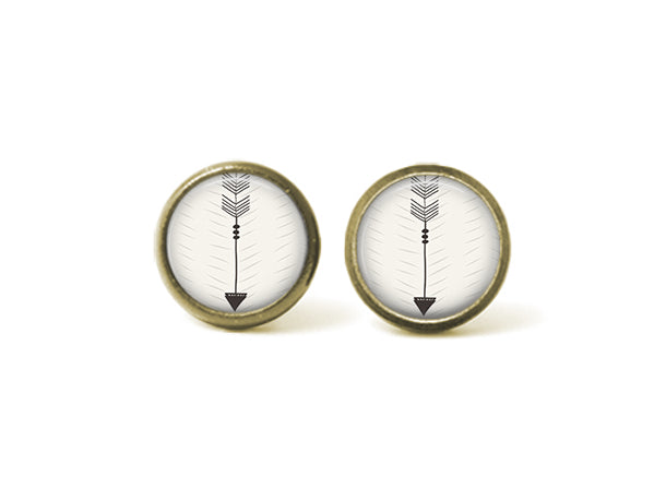Boho Arrows 12mm Post Earrings