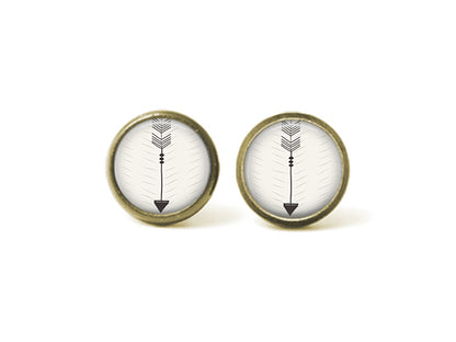 Boho Arrows 12mm Post Earrings