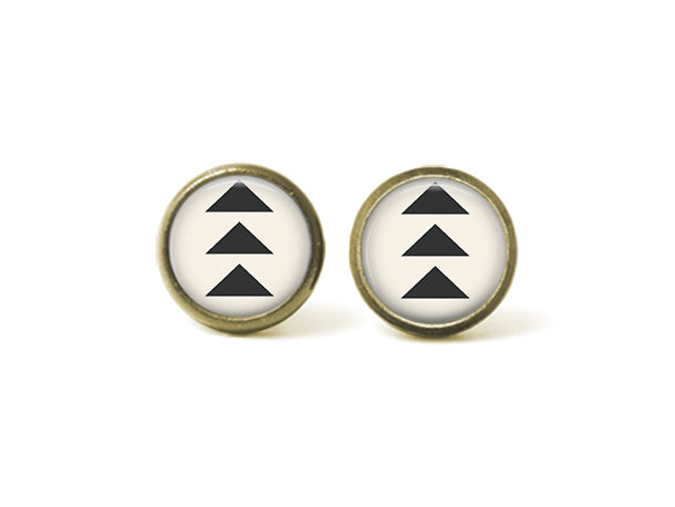 Boho Arrows 12mm Post Earrings