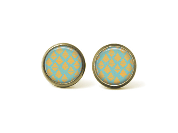 Boho Tear 12mm Post Earrings