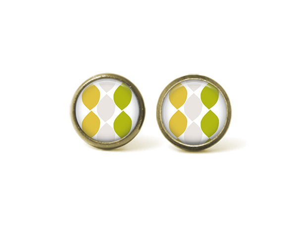 Boho Tear 12mm Post Earrings