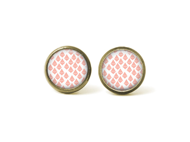 Boho Tear 12mm Post Earrings