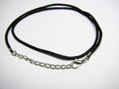 Black Satin Necklaces